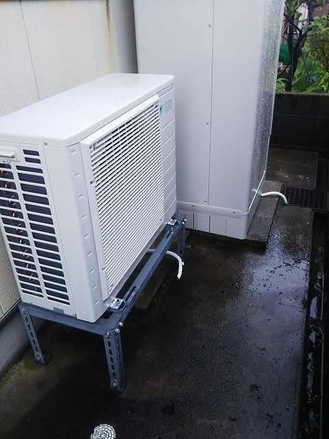 三菱エコキュート460Lから ダイキンエコキュート370Ｌへ　入替え　石川県白山市